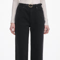 Black Straight Leg Jeans