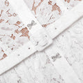 White Lace Peplum Midi Dress