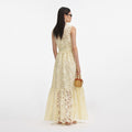 Yellow Lace Maxi Dress