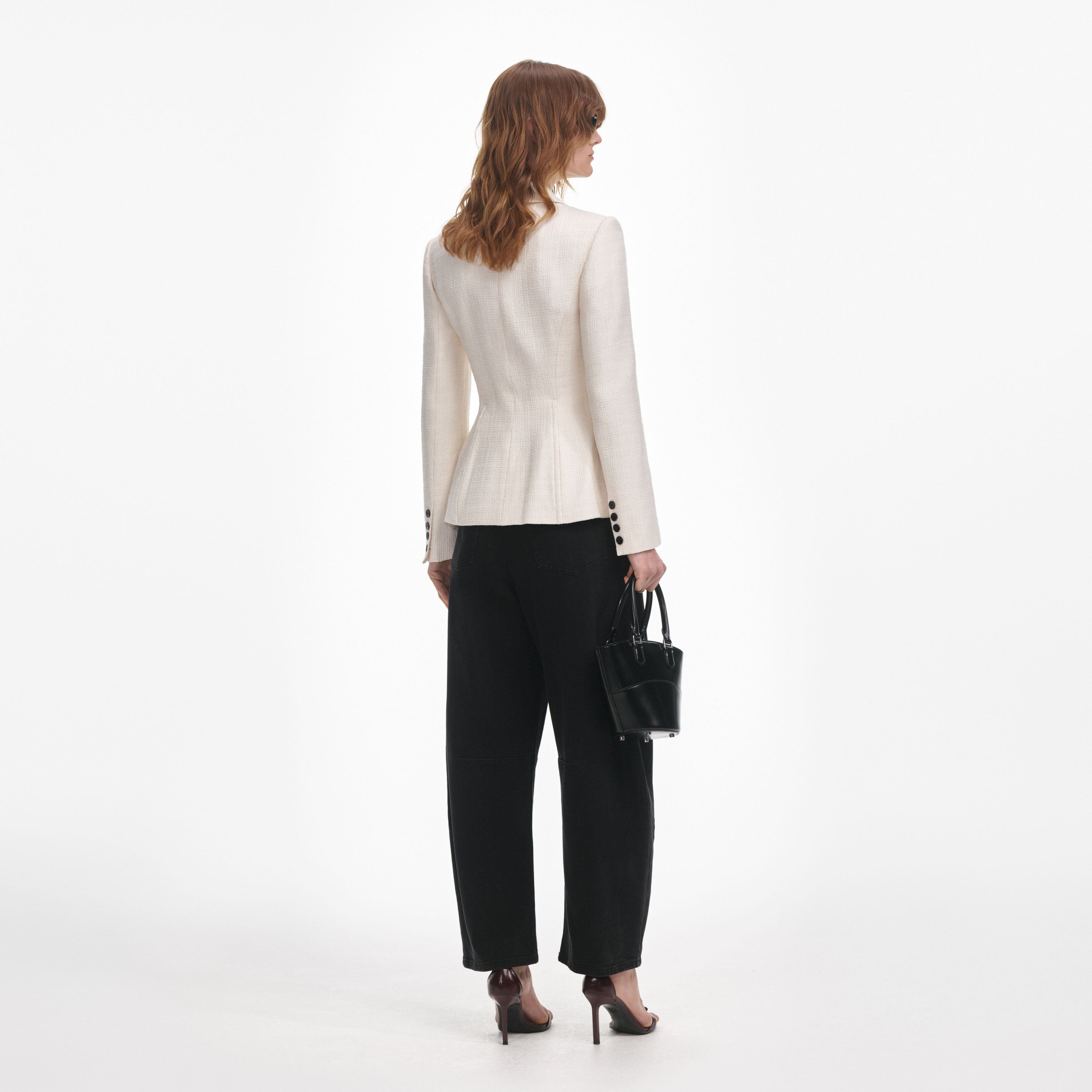 Cream Boucle Jacket