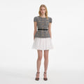Houndstooth Mini Dress