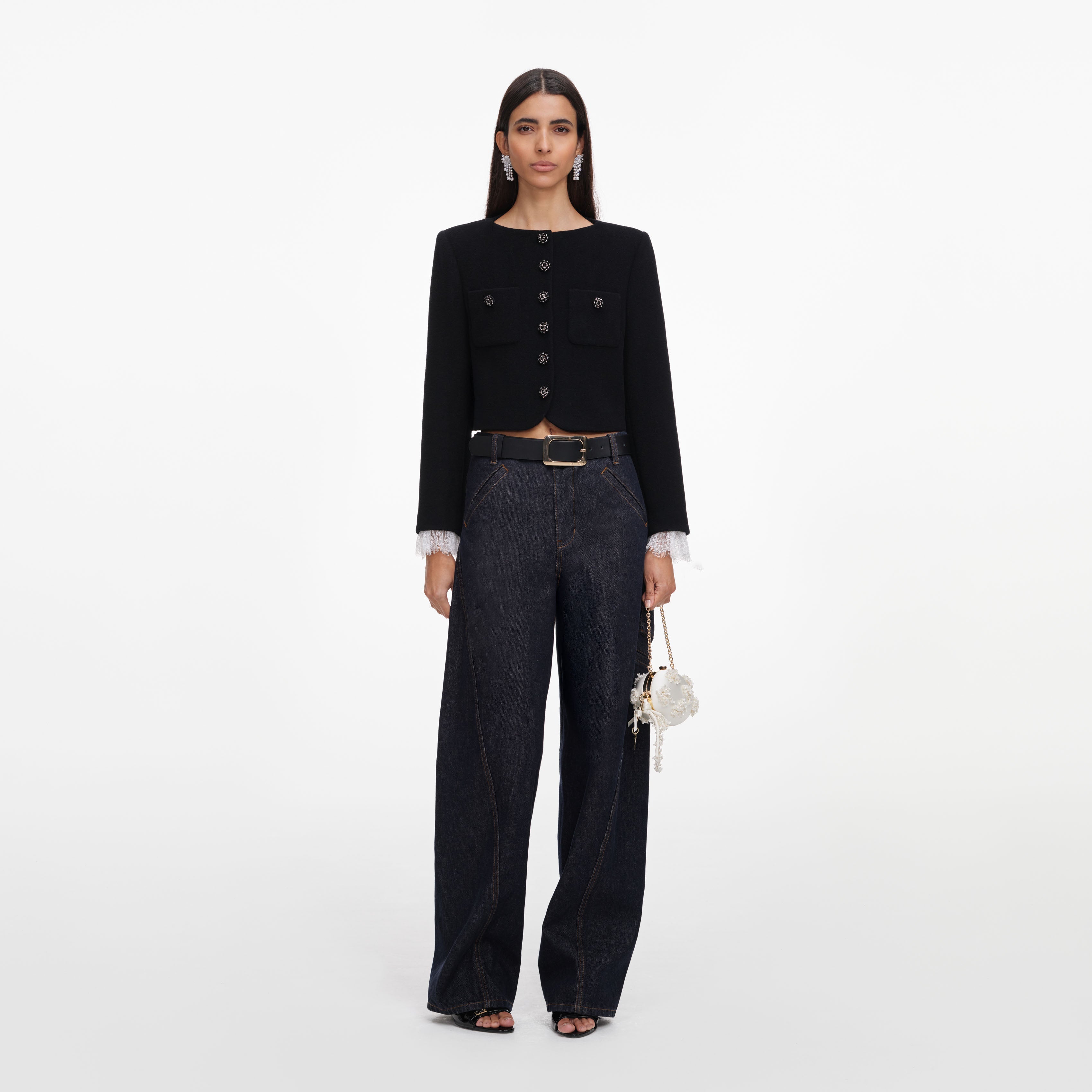 Black Button Down Jacket