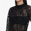 Black Lace Blouse