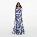 Printed Georgette Maxi Dress