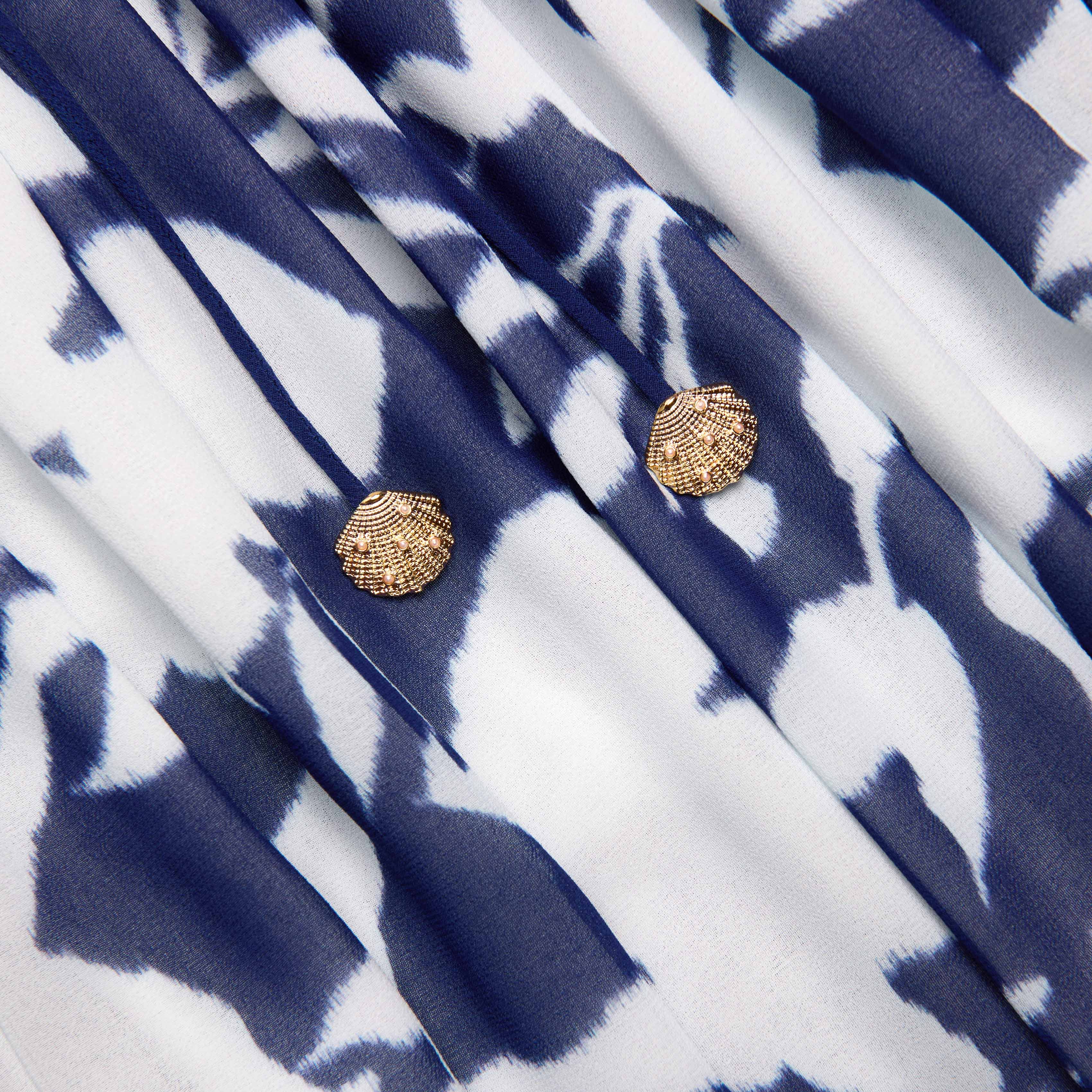 Printed Georgette Maxi Dress