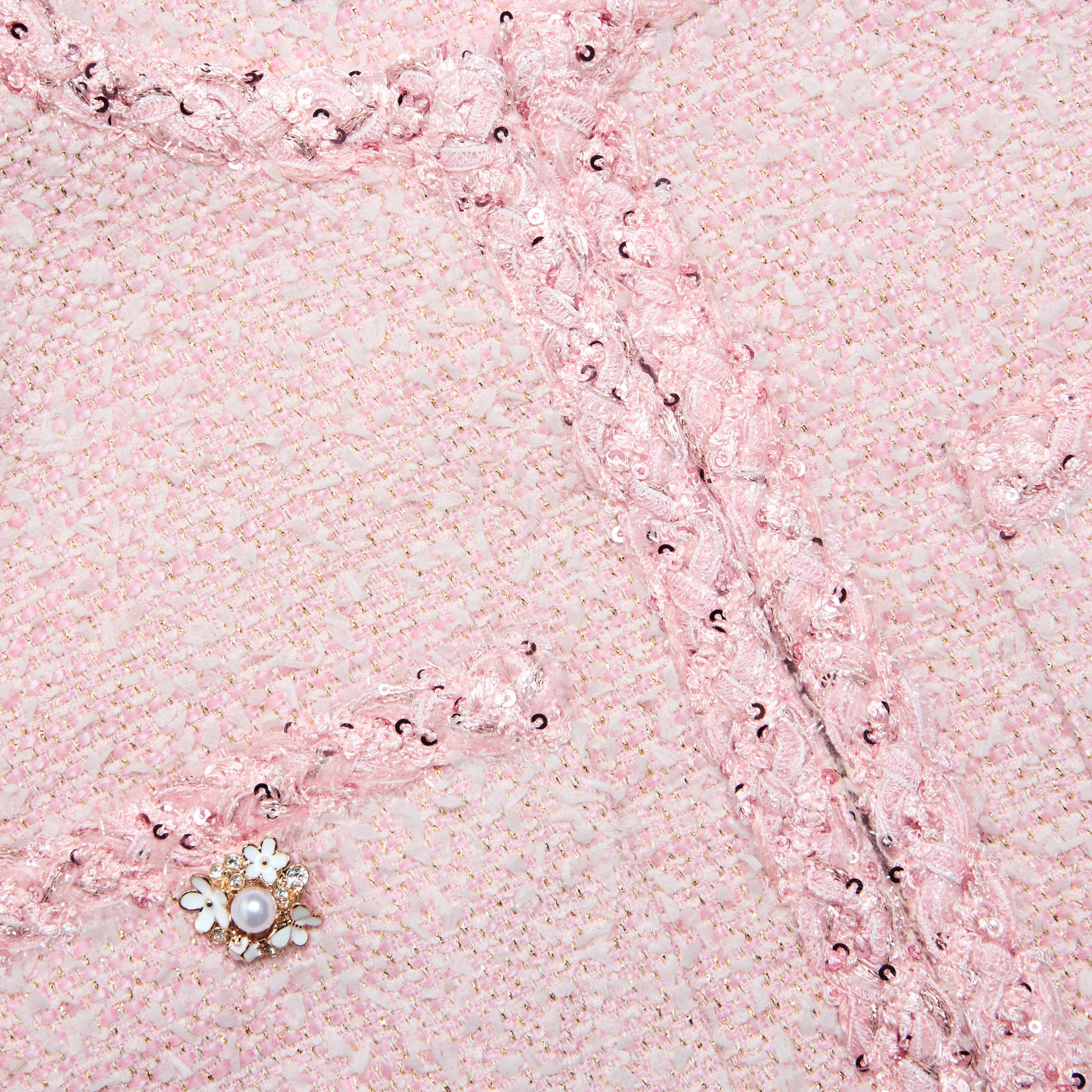 Pink Boucle Jacket