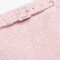Pink Boucle Mini Skirt