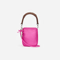 Pink Satin Mini Tote Bag