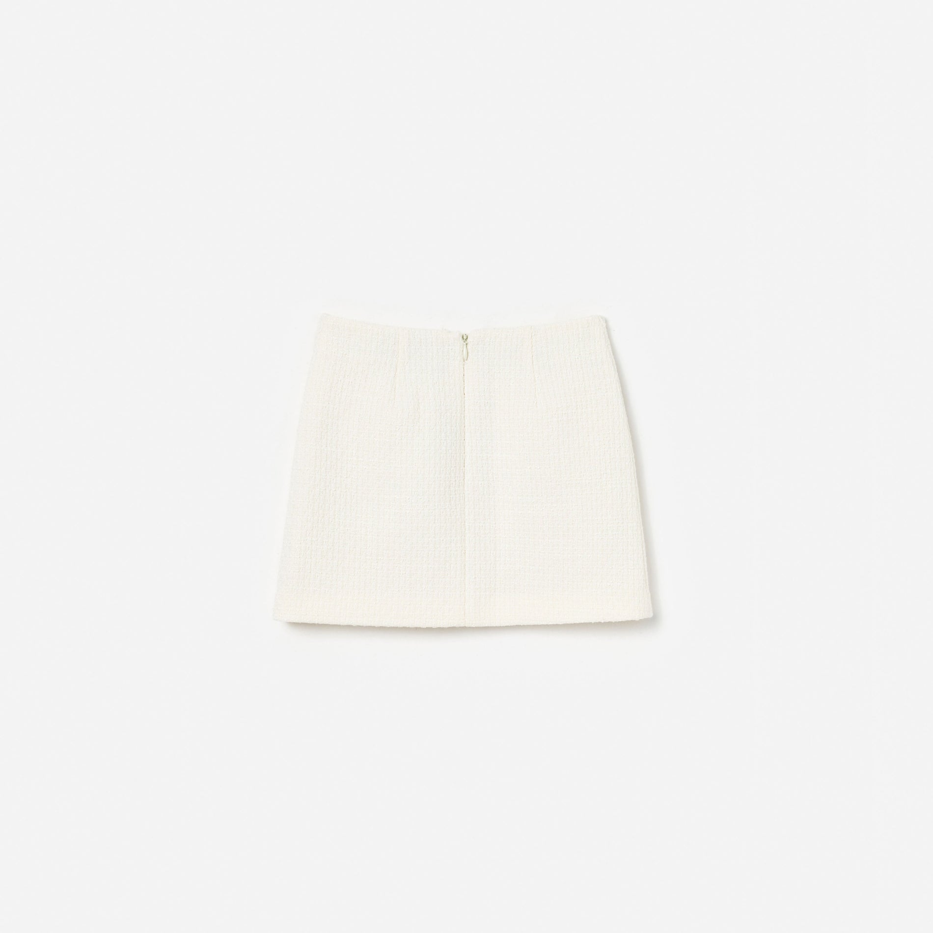 Cream Boucle Skirt