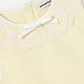 Yellow Taffeta Lace Dress