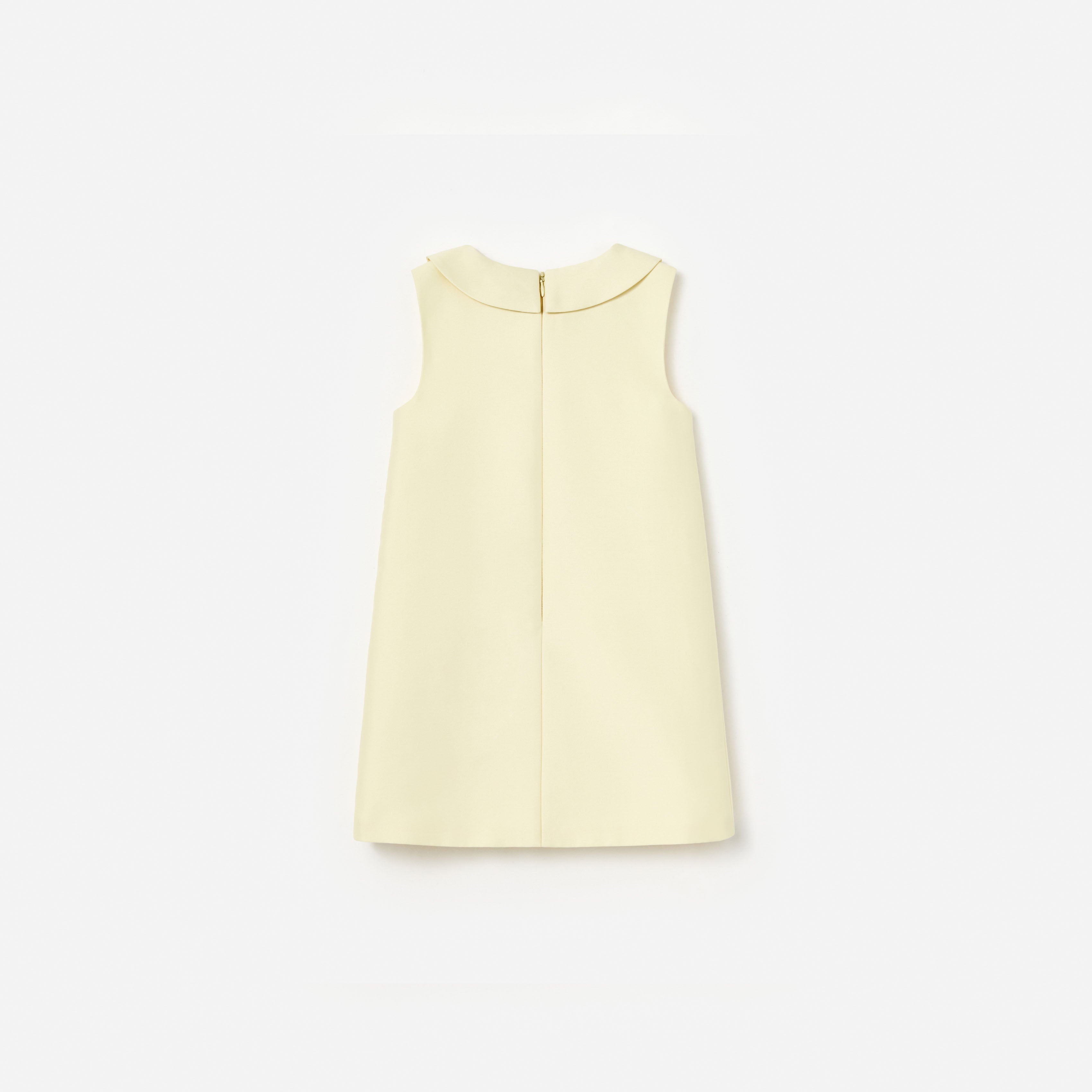 Yellow Taffeta Shift Dress