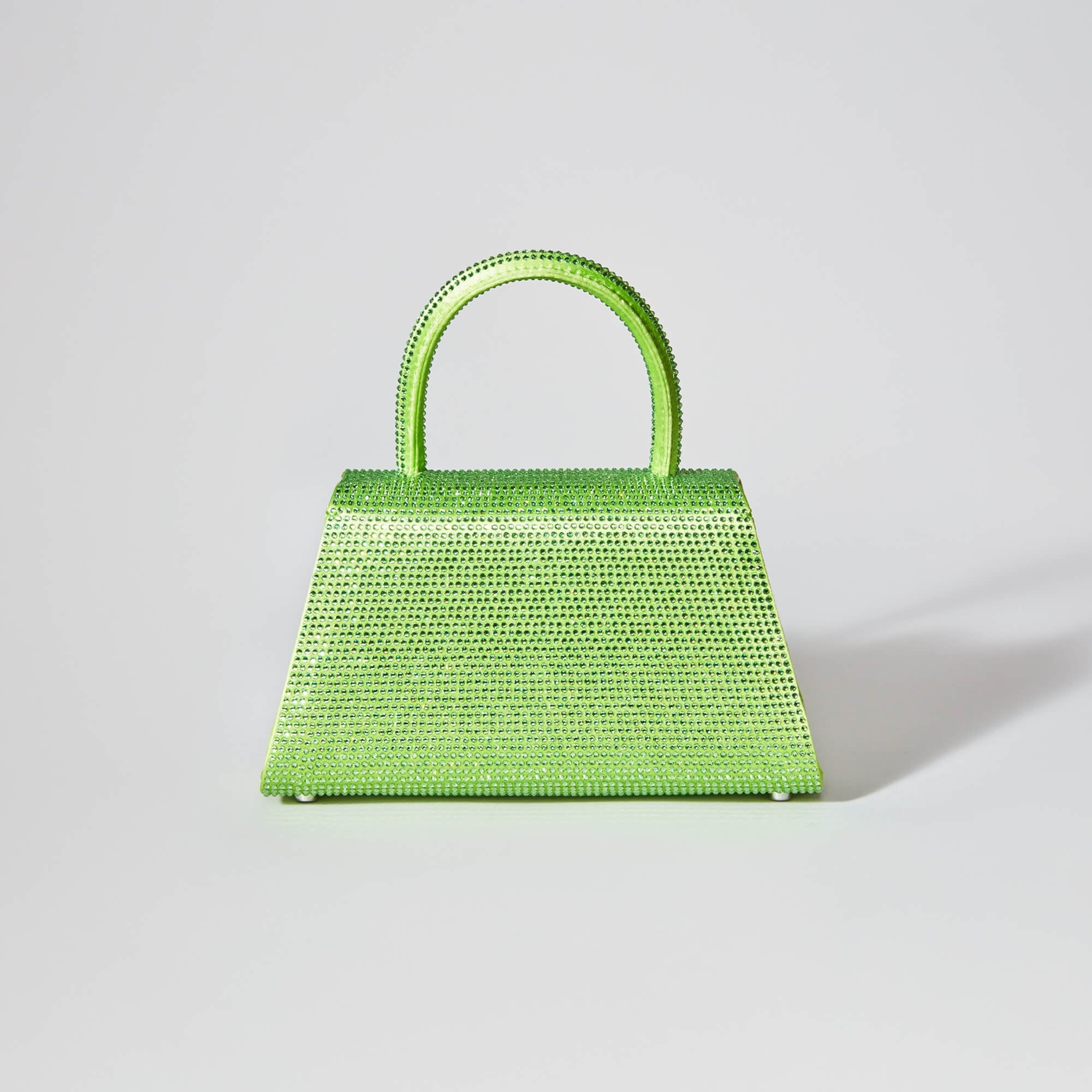 The Bow Mini in Lime Rhinestone