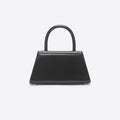 Black Leather Mini Bow Bag