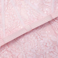 Pink Lace Bustier Midi Dress