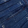 Denim Bow Print Skirt