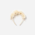 Cream Sequin Tulle Headband