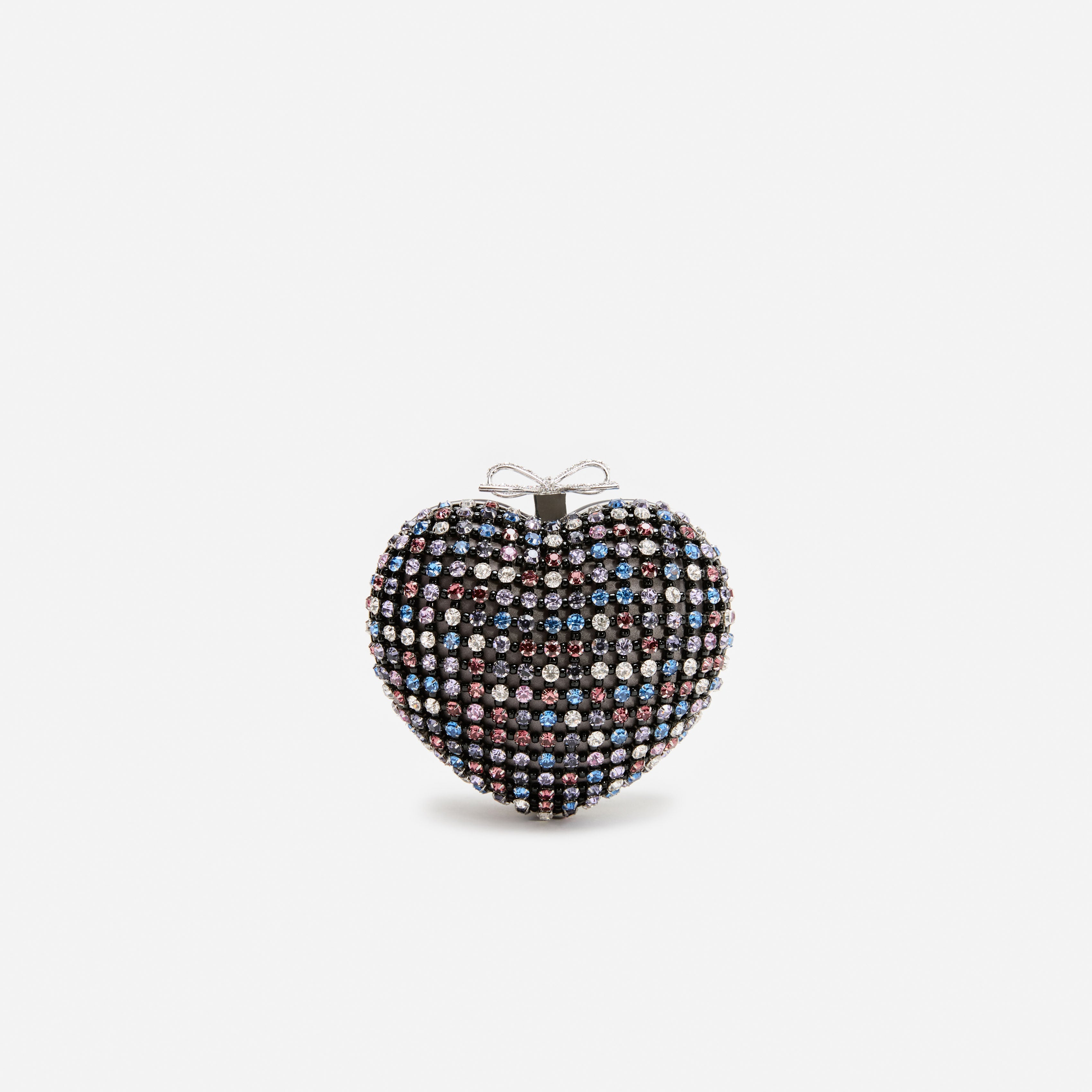 ✨極美品✨ crystal heart clutch パーティーバッグ Multi Crystal Heart Clutch – self-portrait-EU