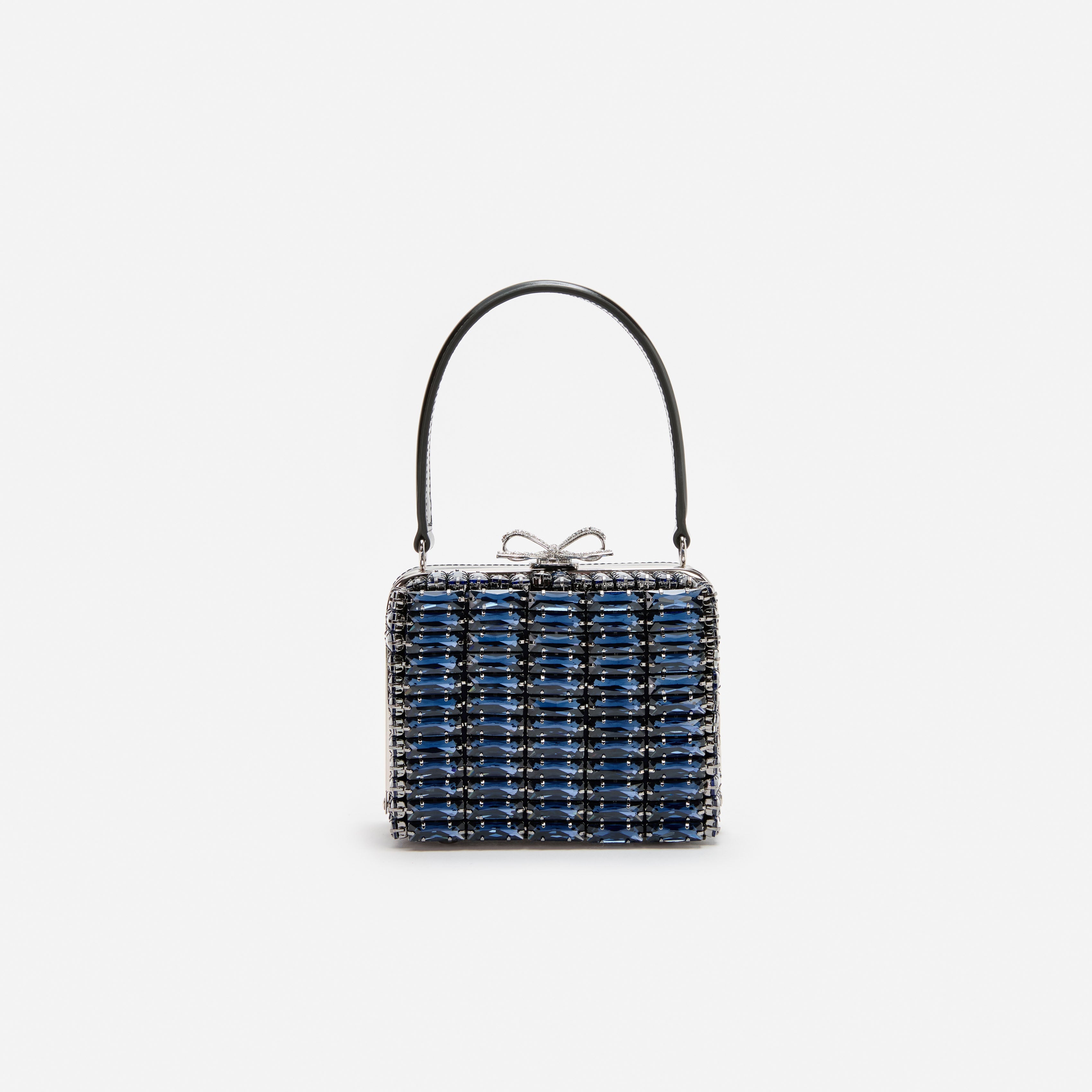 Navy Crystal Mirco Bag – self-portrait-EU