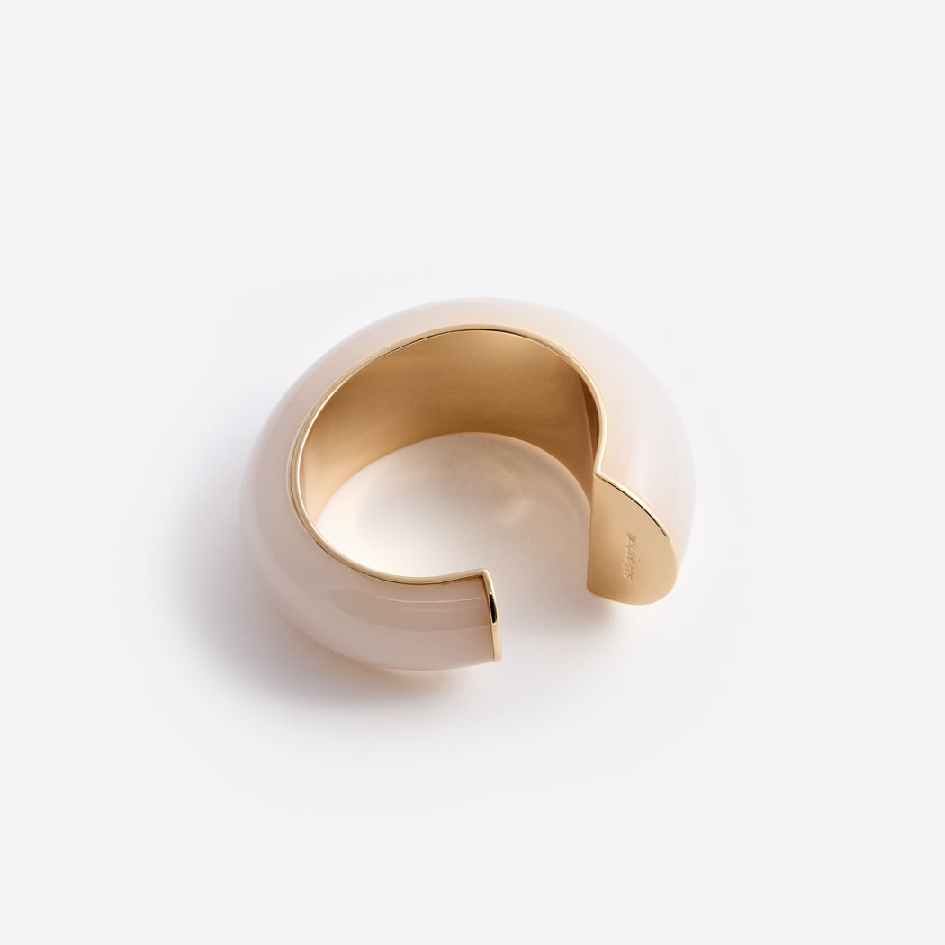 Cream Resin Cuff