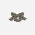 Black Check Hair Bow