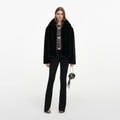 Black Faux Fur Jacket