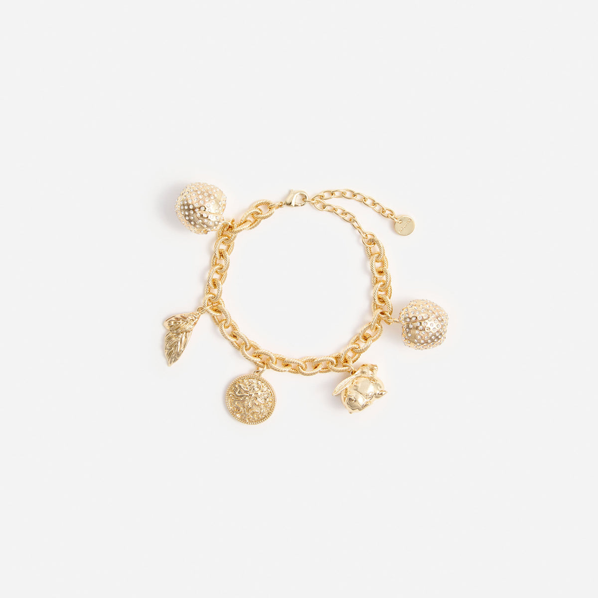 Gold Charm Bracelet