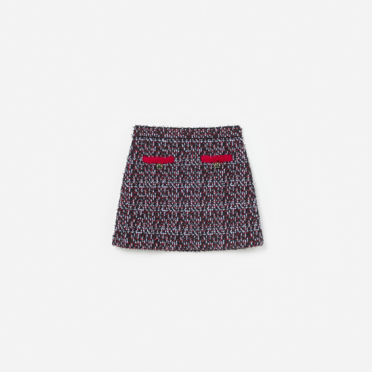 Multi Textured Knit Skirt