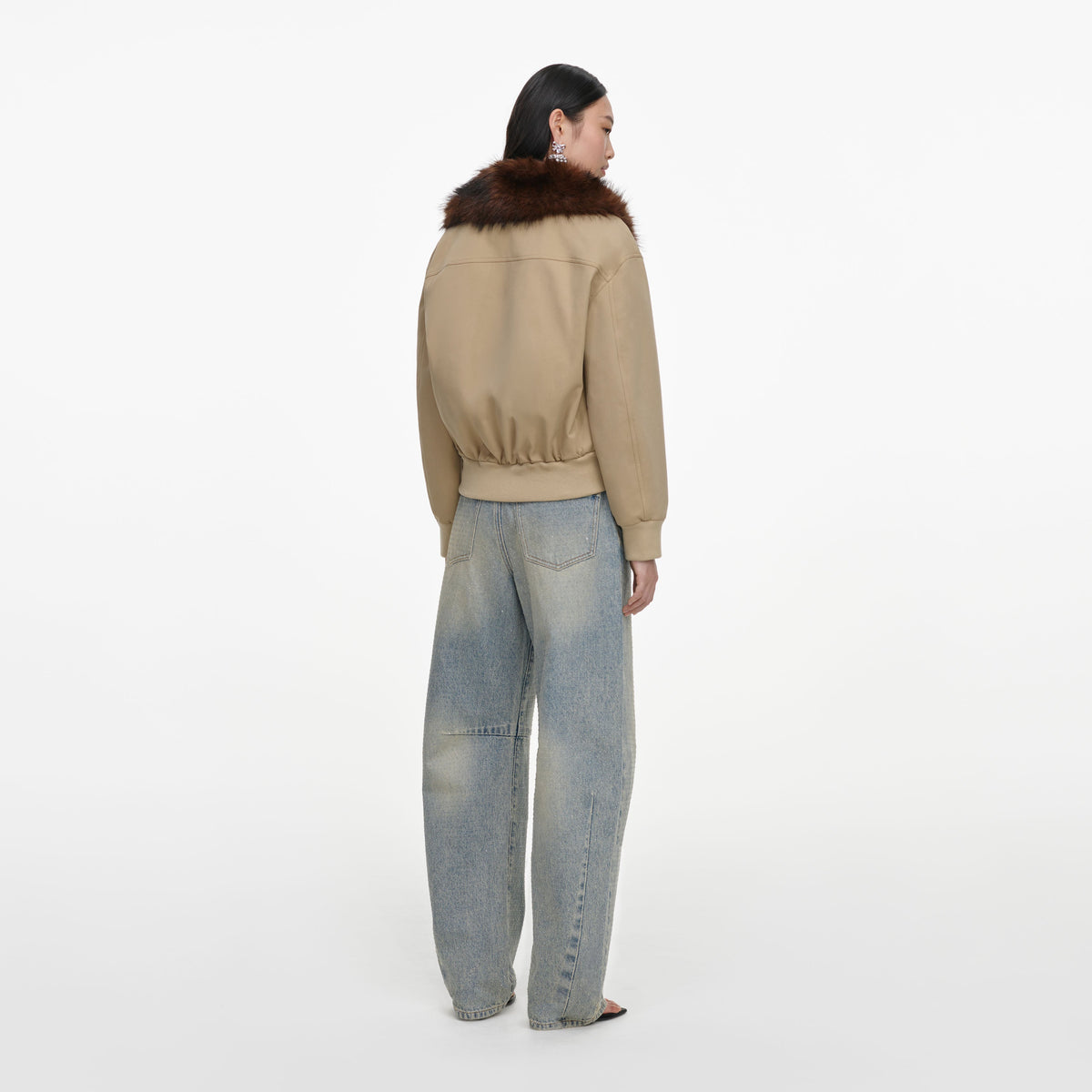 Bleached Wash Jeans