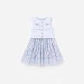 Lilac Satin Lace Dress