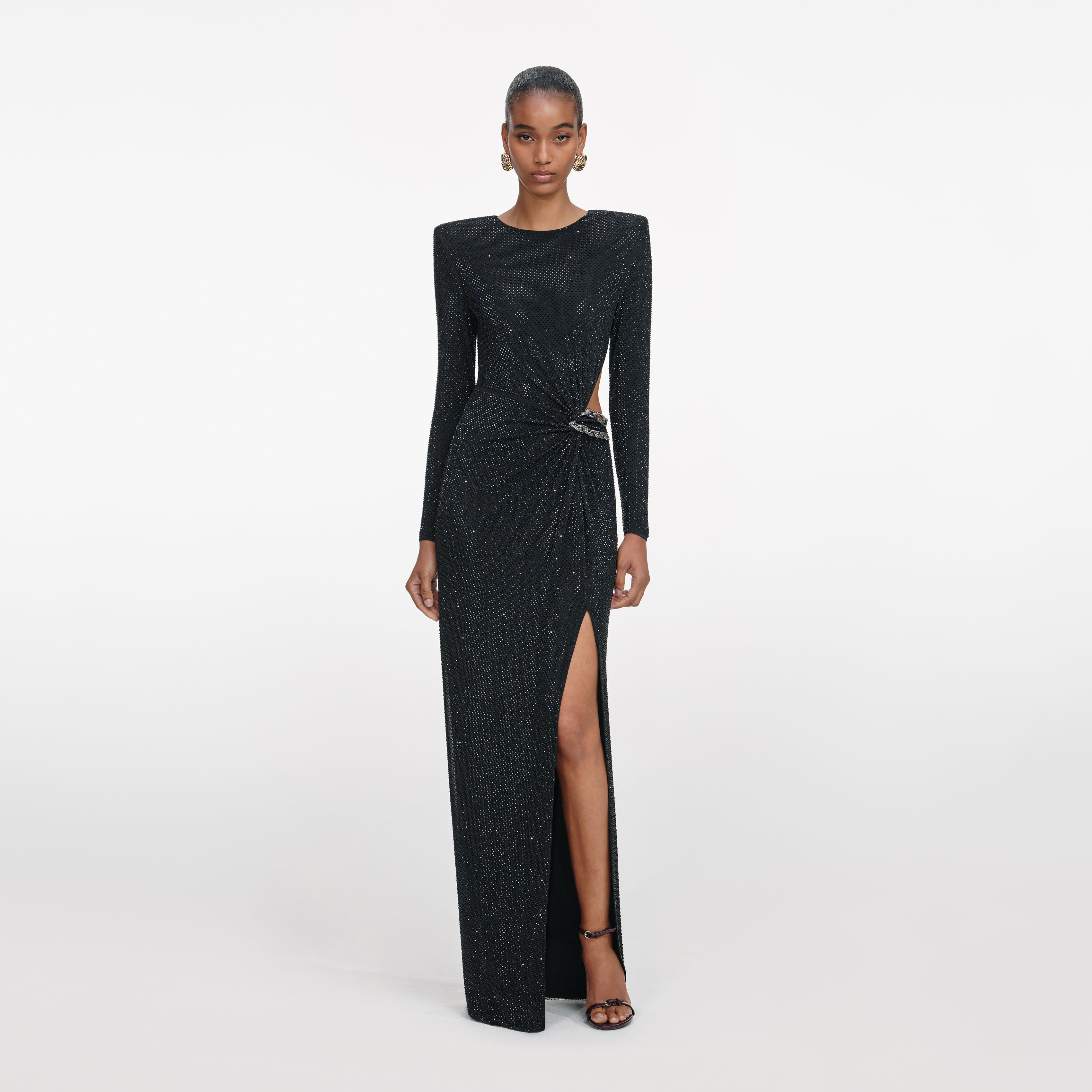 black maxi embellished dress Rhinestone Select Pants Size:31W badge:final-sale Itsun Womens Wedge Shoes,