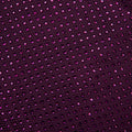 Burgundy Rhinestone Fishnet Midi Dress