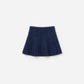 Navy Alpaca Knit Skirt