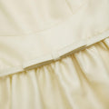 Yellow Taffeta Midi Dress