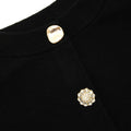 Black Cashmere Blend Cardigan