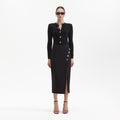 Black Cashmere Blend Cardigan