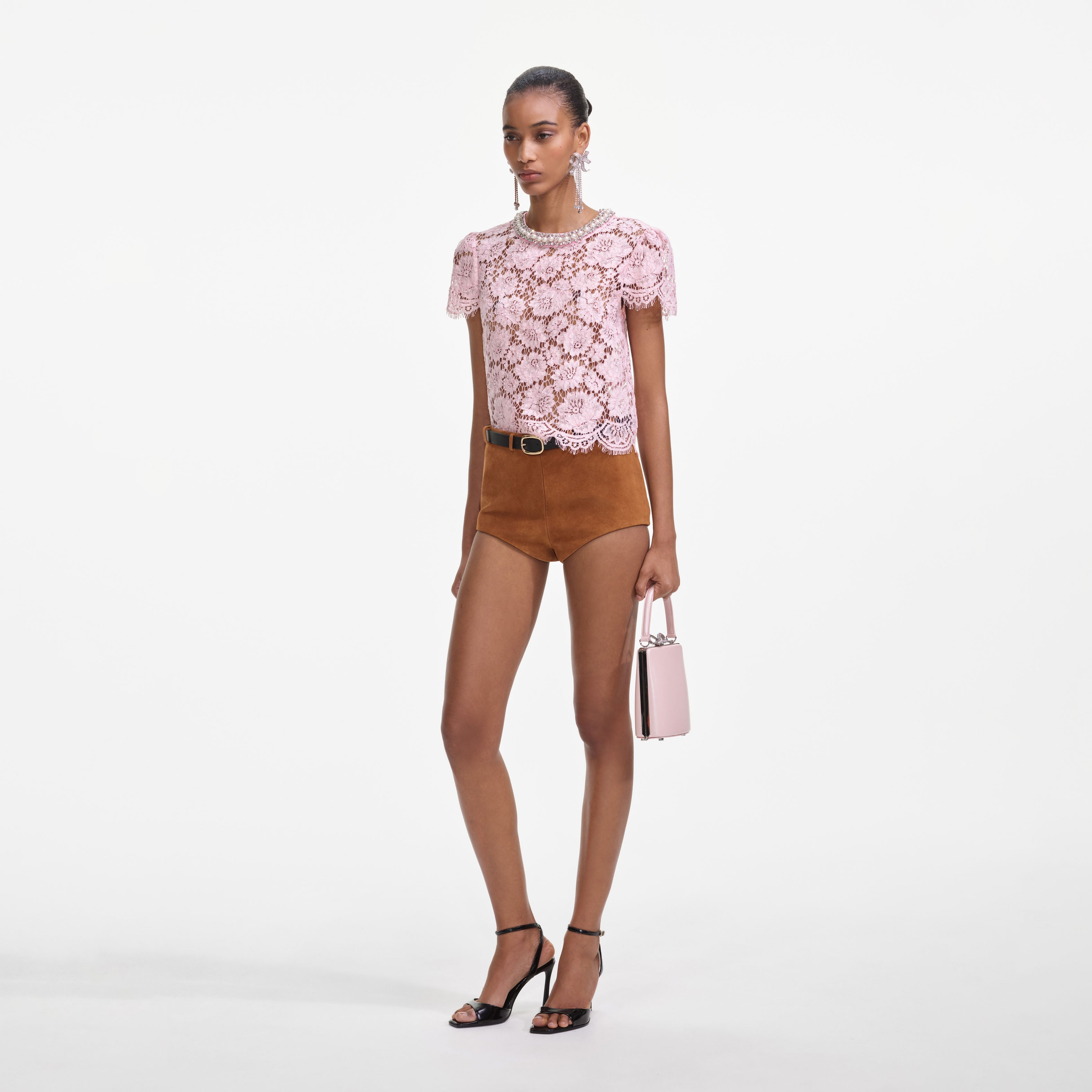 Pink Lace Top