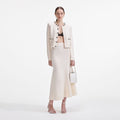 Cream Embellished Cardigan