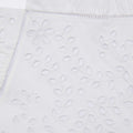 White Cotton Embroidered Strappy Midi Dress