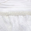 White Organza Bow Mini Dress