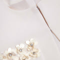 Cream Crepe 3D Sequin Jacket