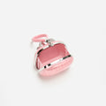 Pink Pearl Top Handle Clutch Bag
