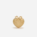 Gold Crystal Heart Clutch