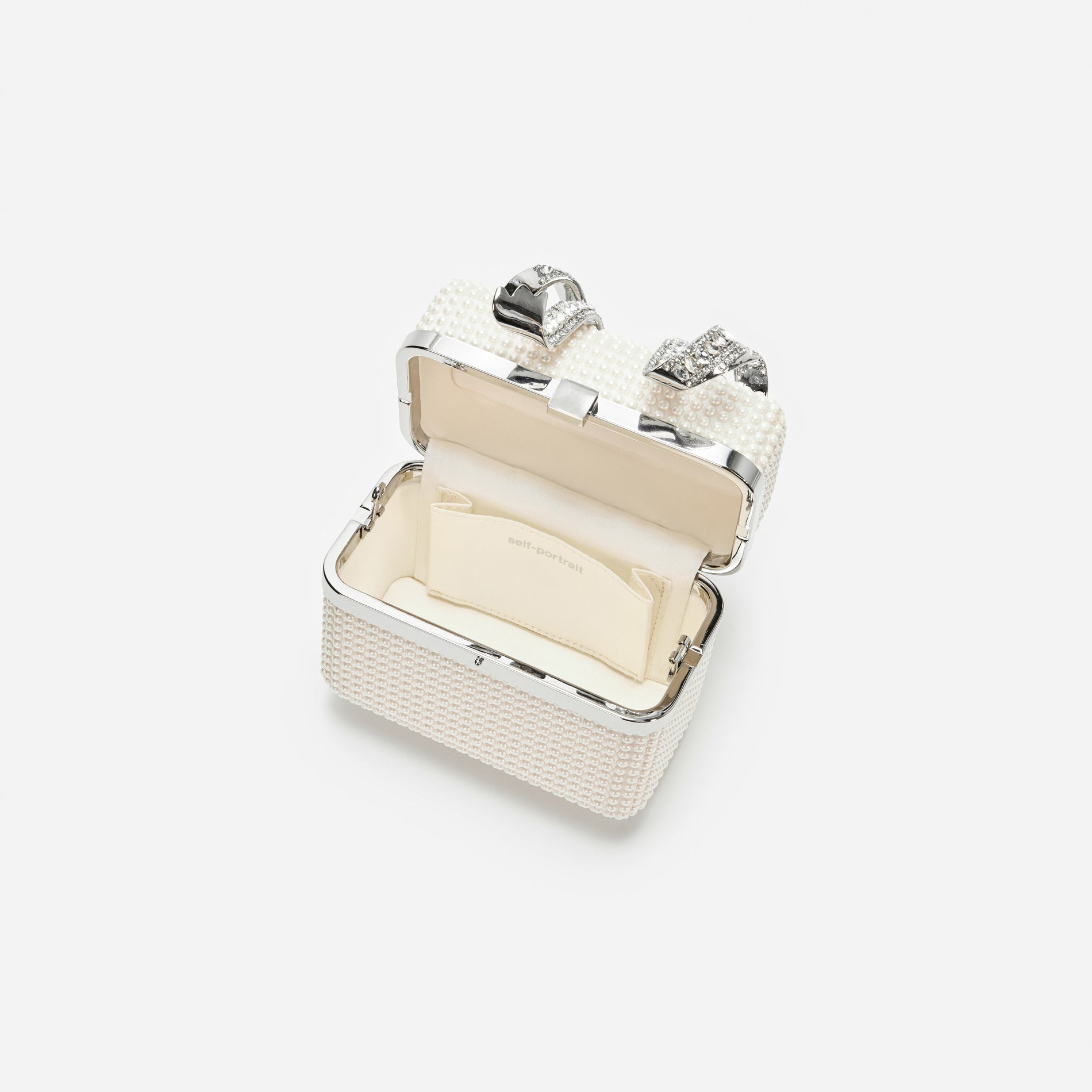 A photo of the Pearl Embellished Vanity Case