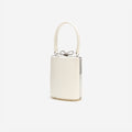 Champagne Satin Mini Bow Bag
