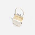 Champagne Satin Mini Bow Bag