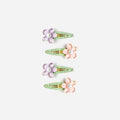 Flower Pearl Hair Clips
