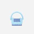 Blue Crystal Lace Detail Bag