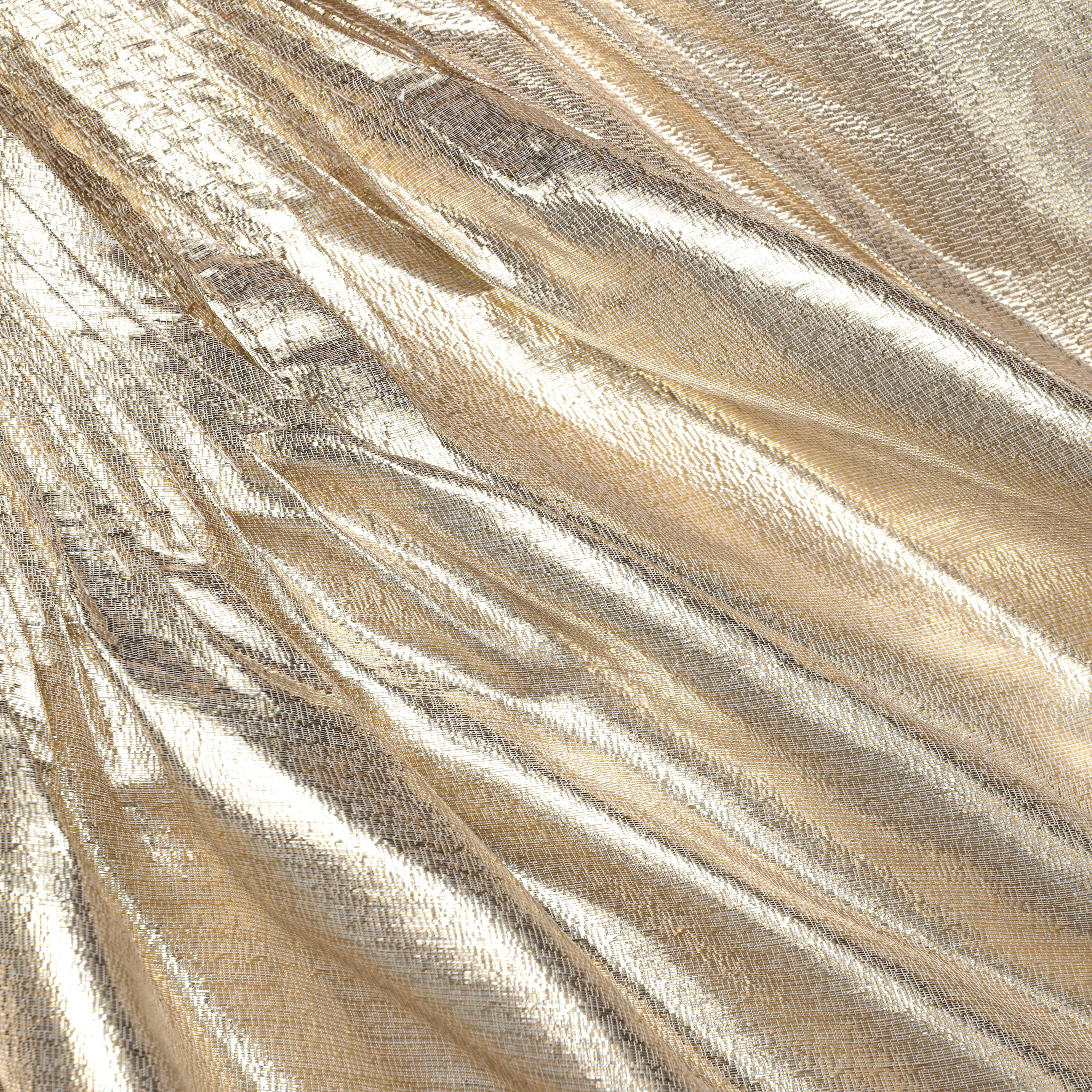 Gold Metallic Mini Skirt