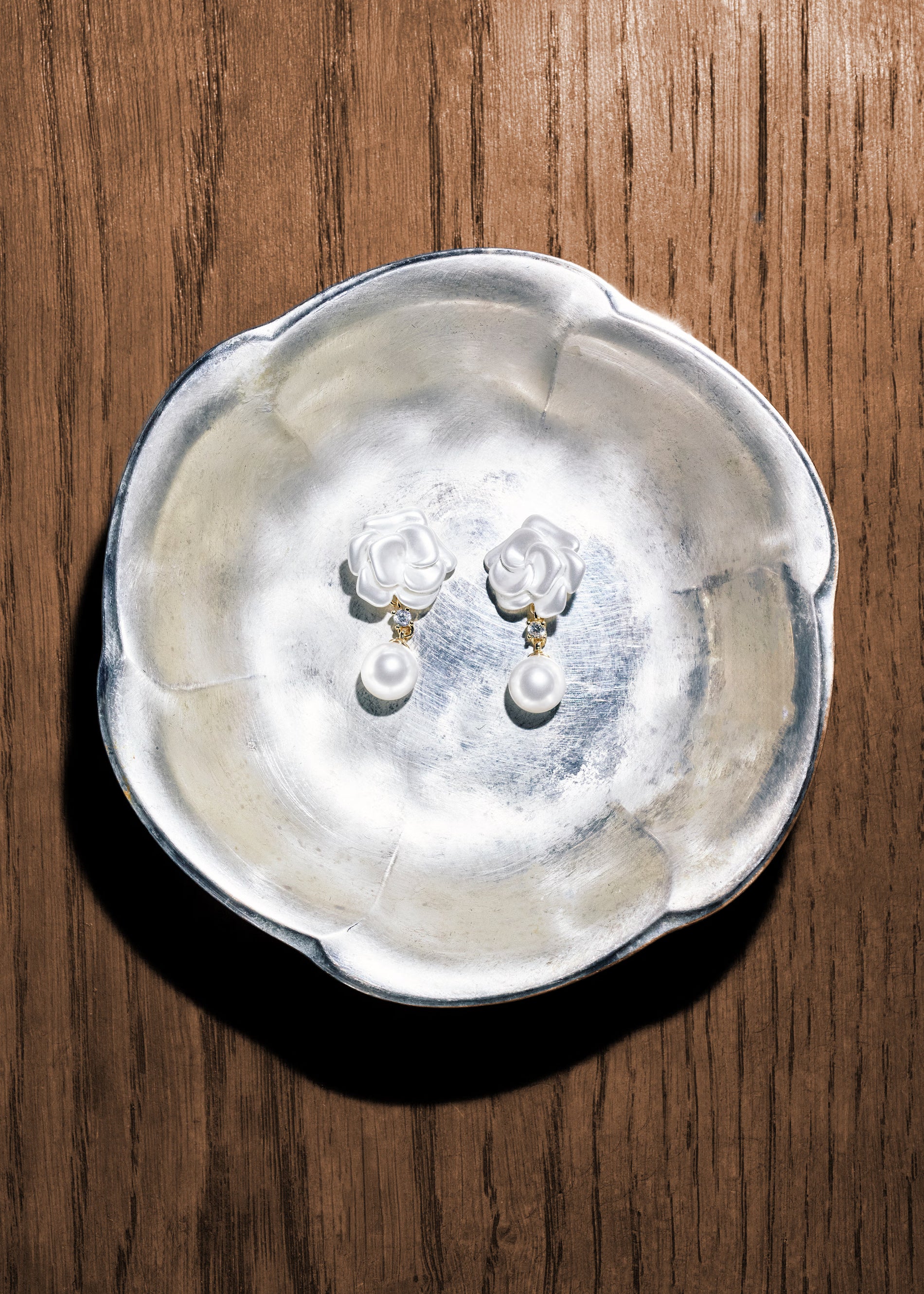 Pearl Flower Earrings