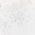 White Cotton Embroidered Dress